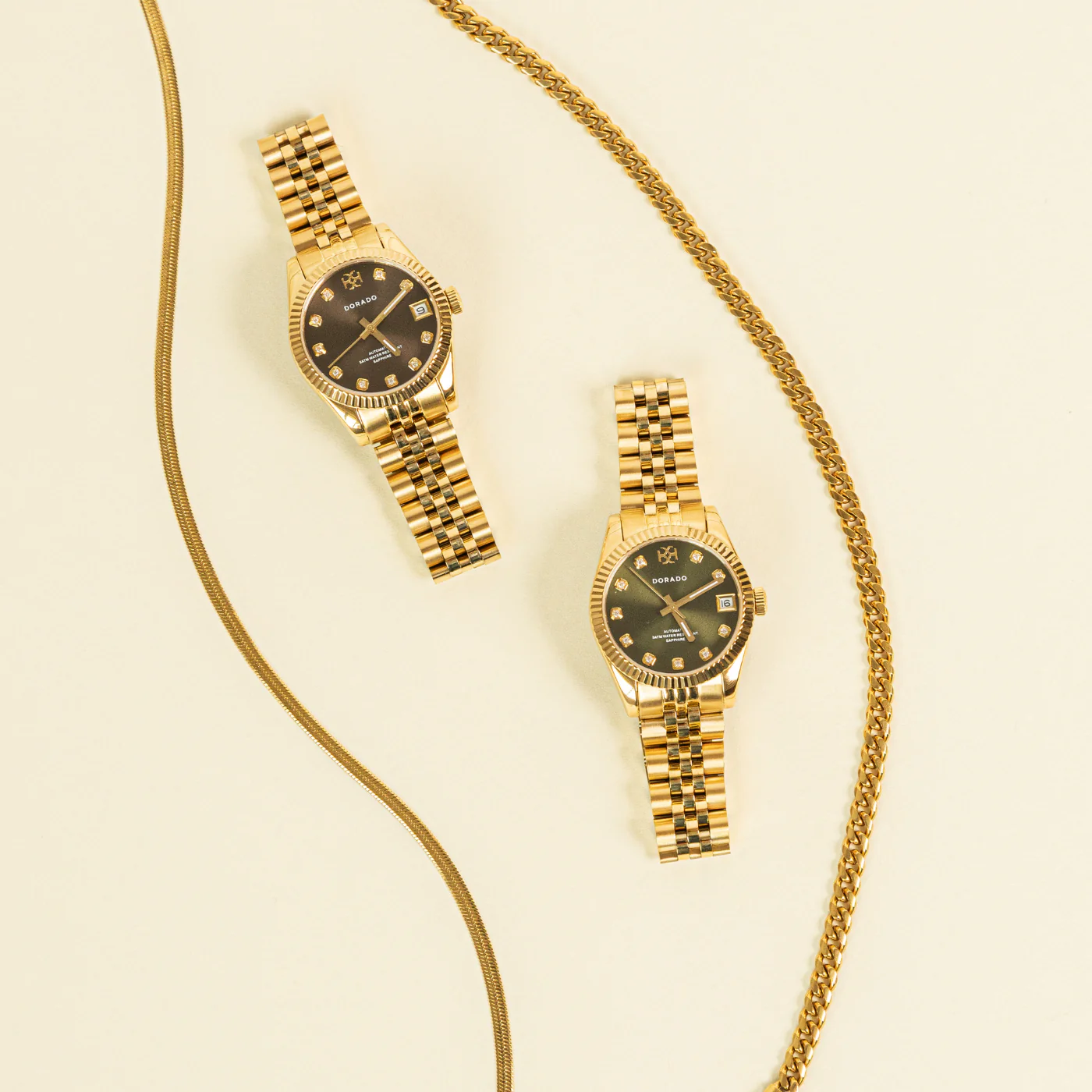 DORADO Gold Timeless Watch - Chocolate - Image 6