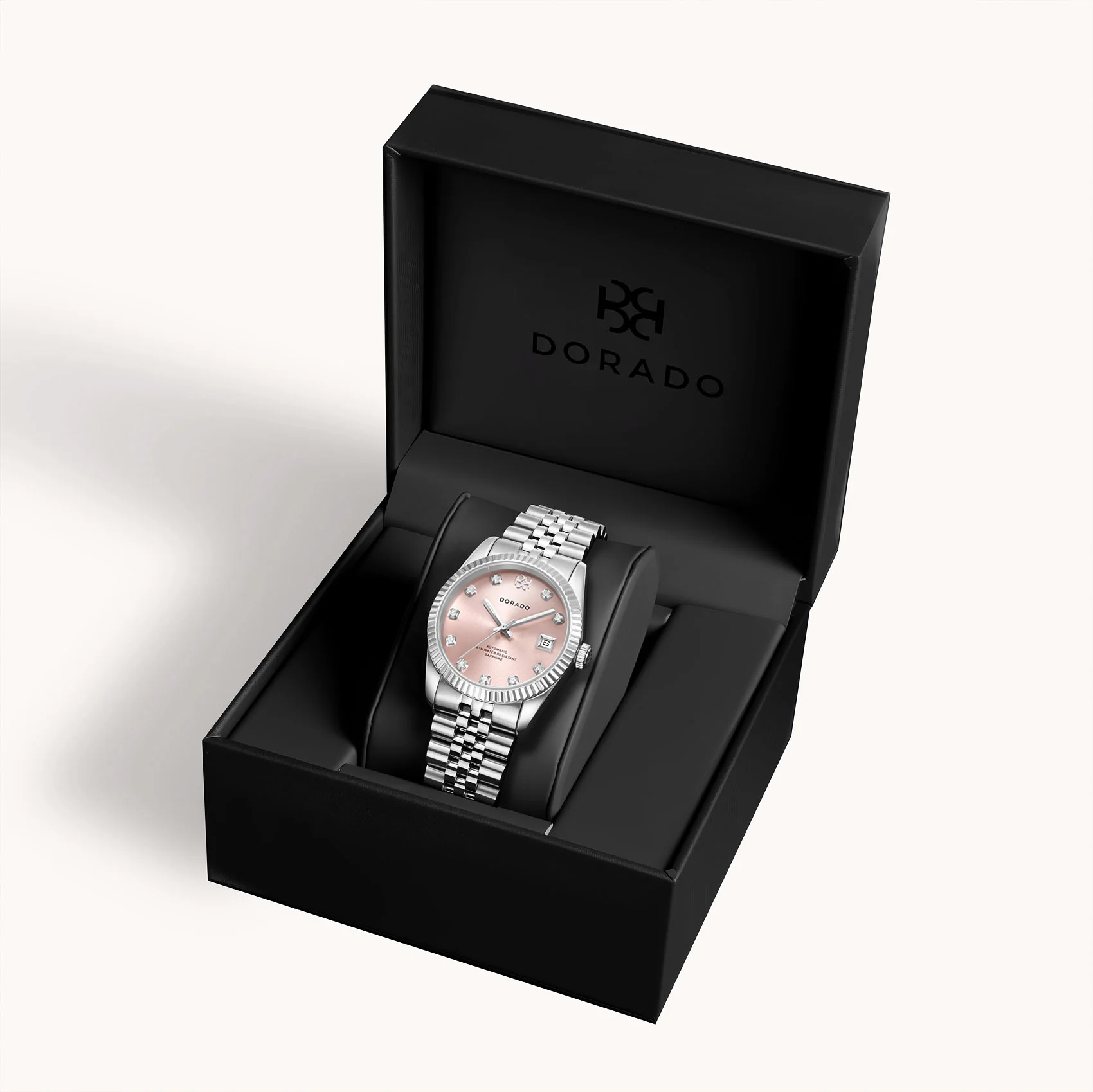 DORADO Silver Timeless Watch - Pink - Image 3