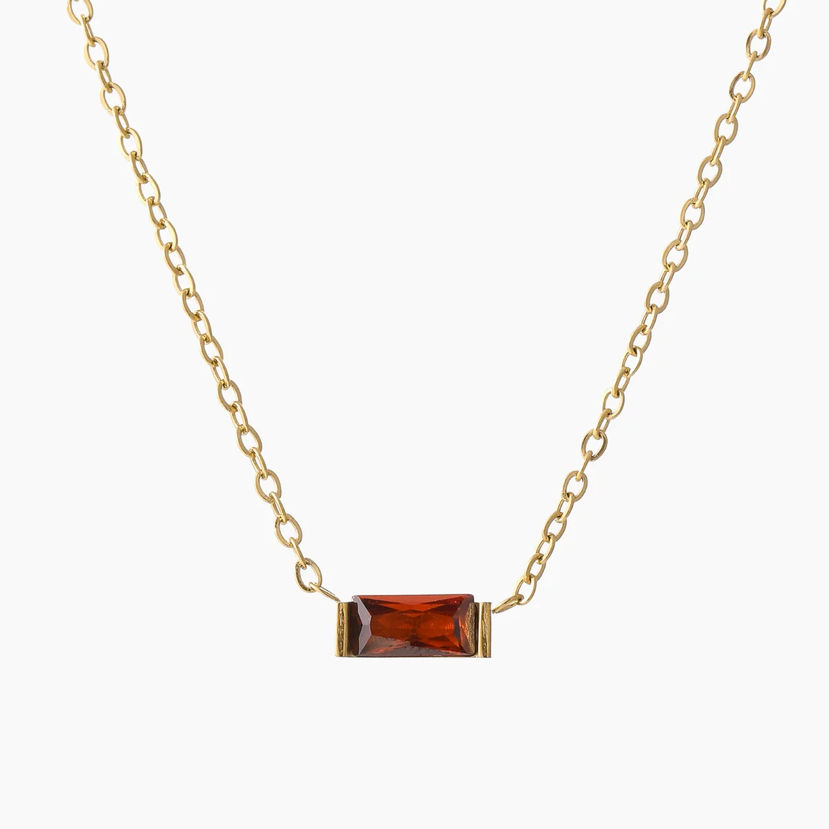 Birthstone Crystal Necklace