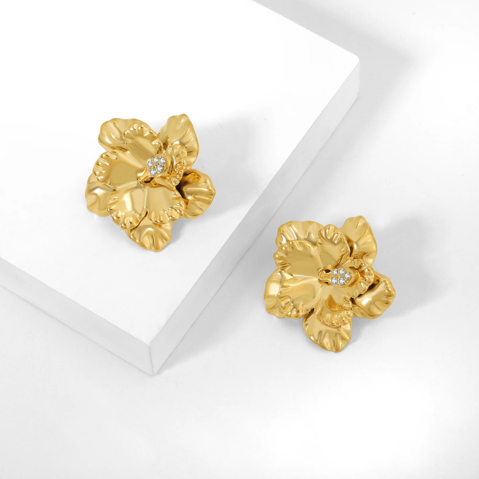 Hibiscus Petal Earrings - Image 3