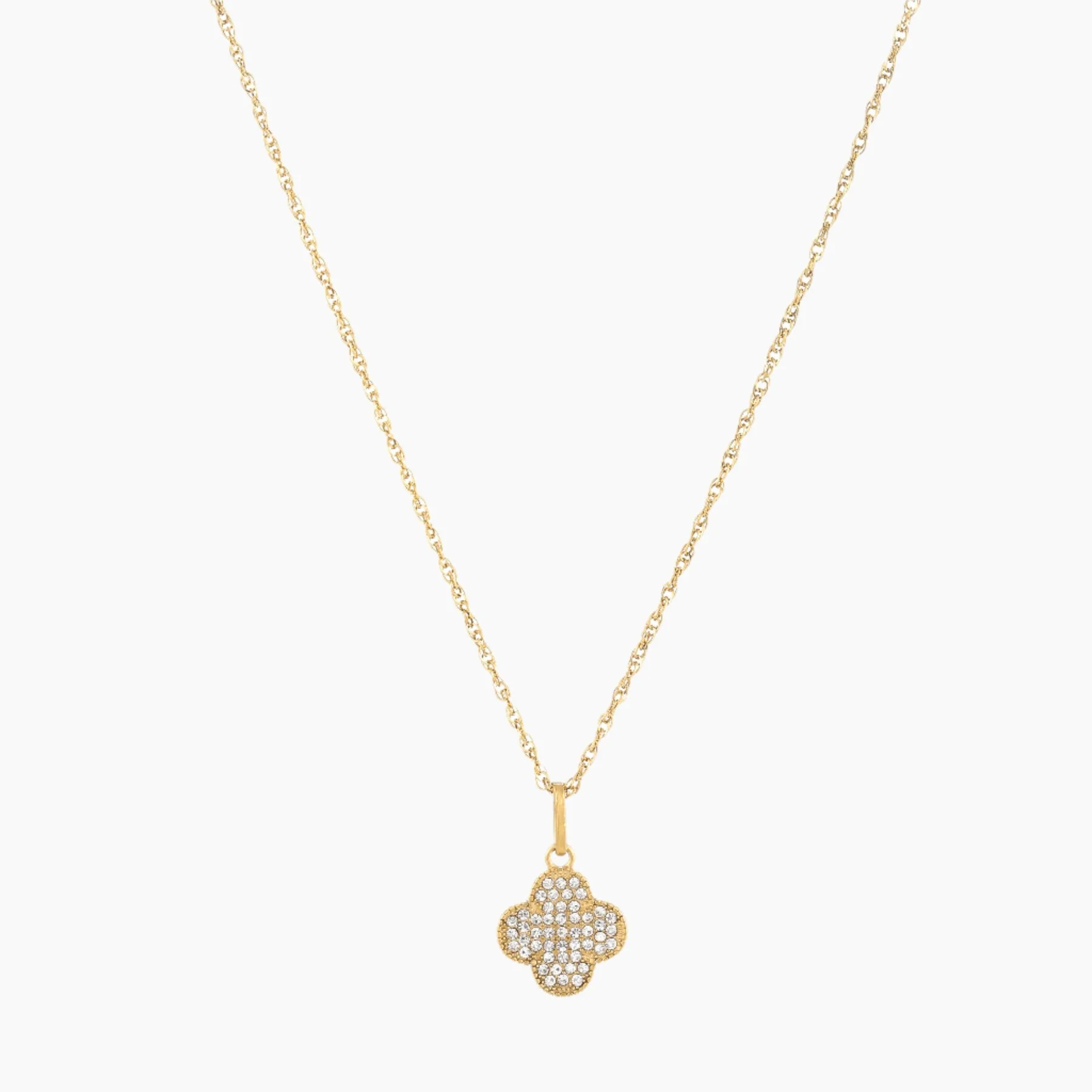 Iced Lucky Pendant Necklace