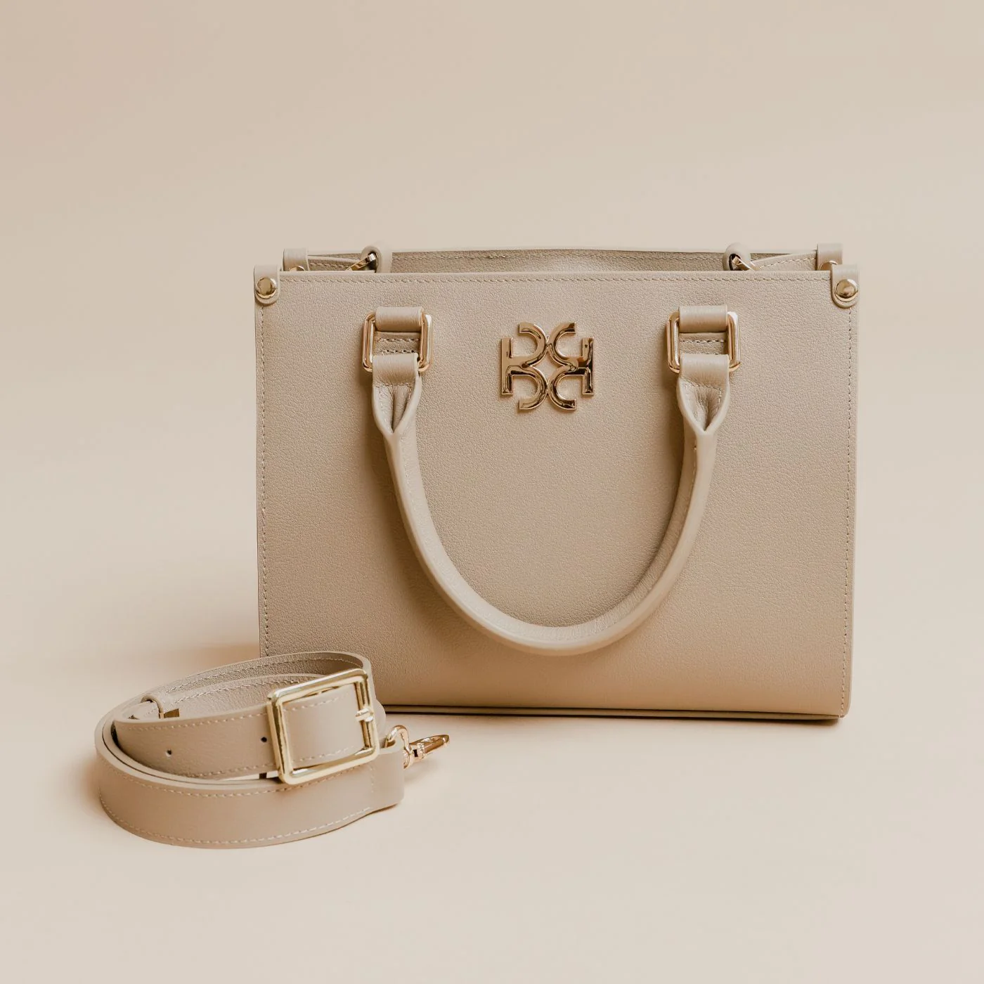 Luna Tote Bag - Taupe - Image 2