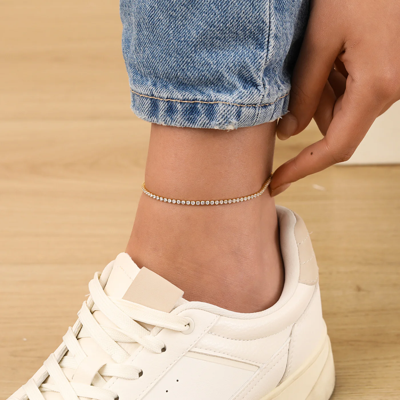 Tennis Anklet - 2mm - Image 2