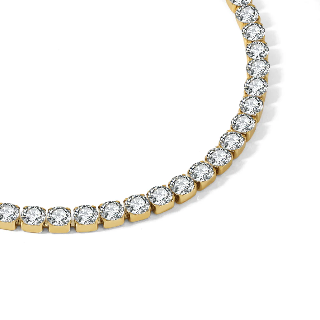 Tennis Anklet - 4mm - Image 5